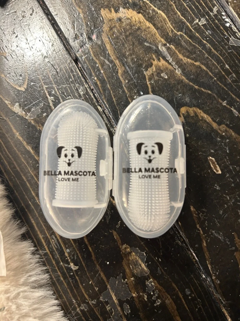 50%offw❤️ BELLA MASCOTA Dog finger Toothbrush p01